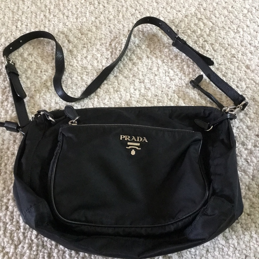 Prada nylon black bag